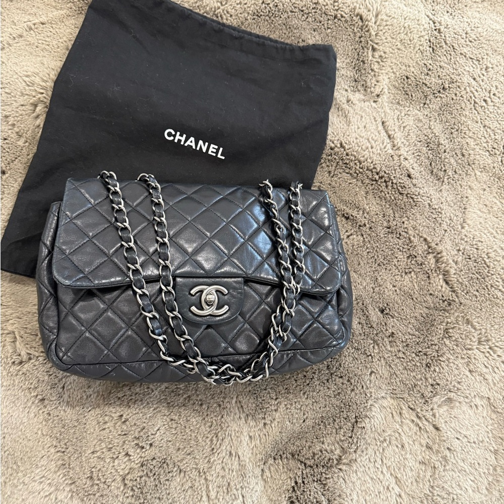 Chanel Classic Black Quilted Shoulder Bag